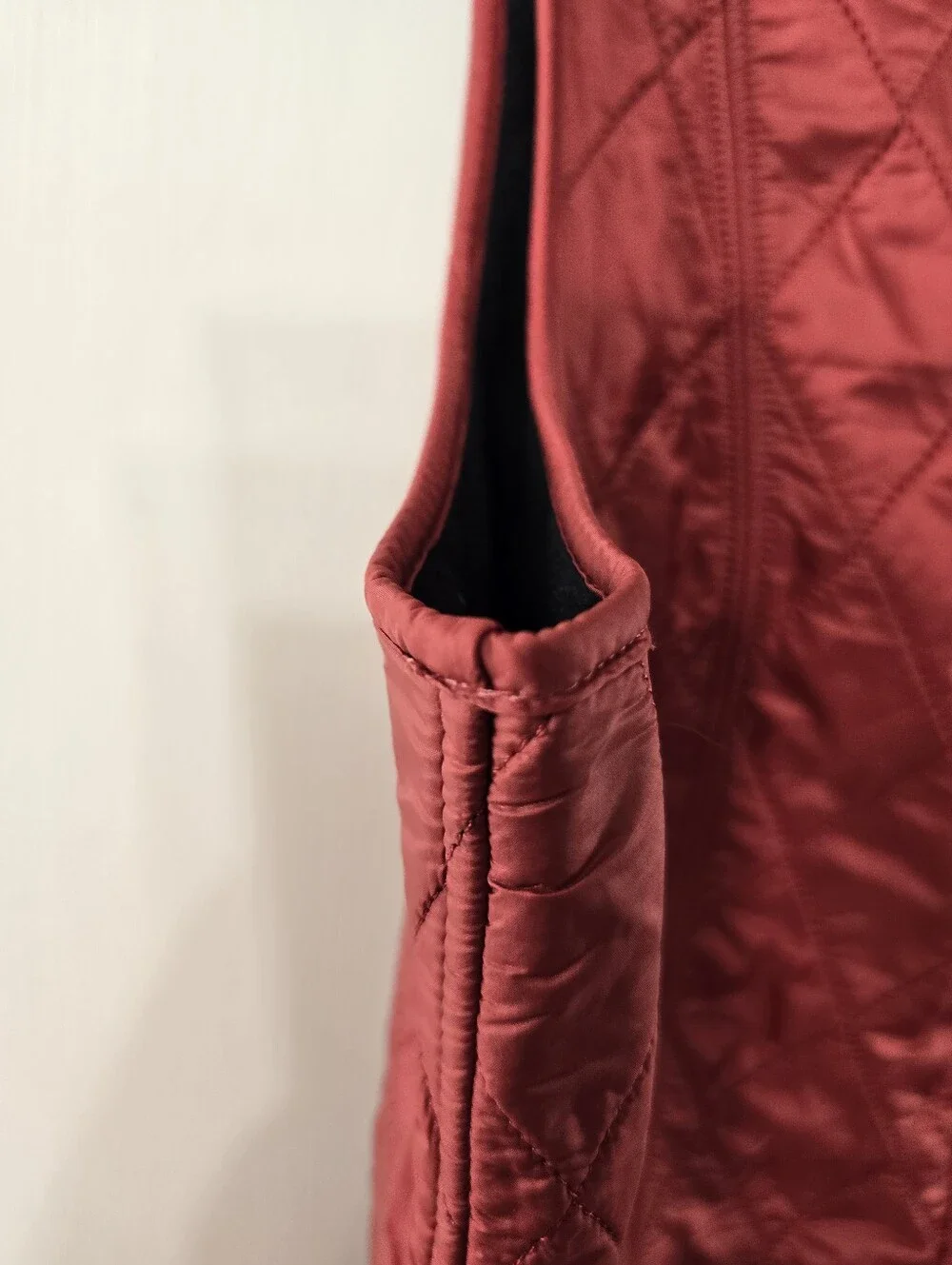 Barbour Wray Gilet Quilted Double Zip Waistcoat Vest Layering Outerwear Size 8